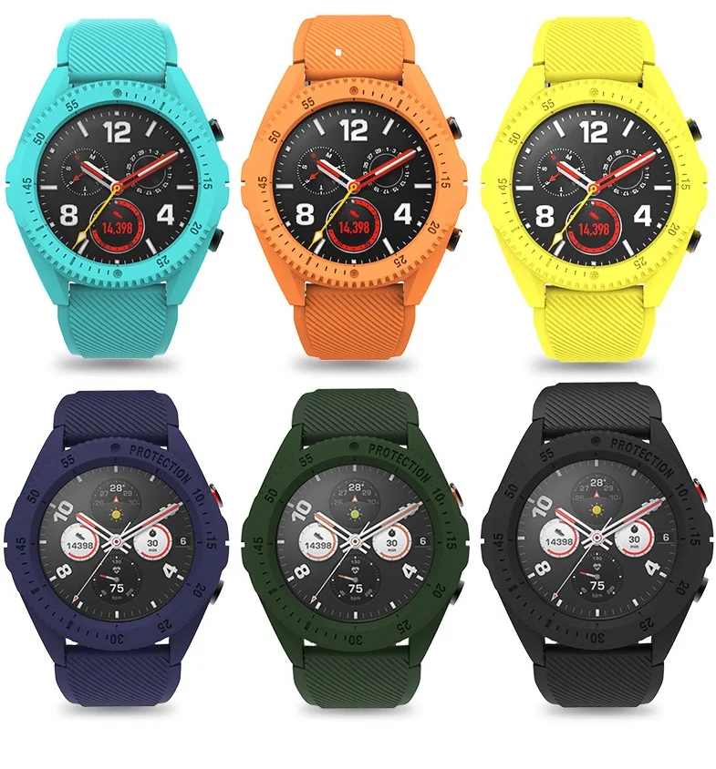 Ремешок силиконовый водонепроницаемый для Huawei Watch GT Active спортивный модный