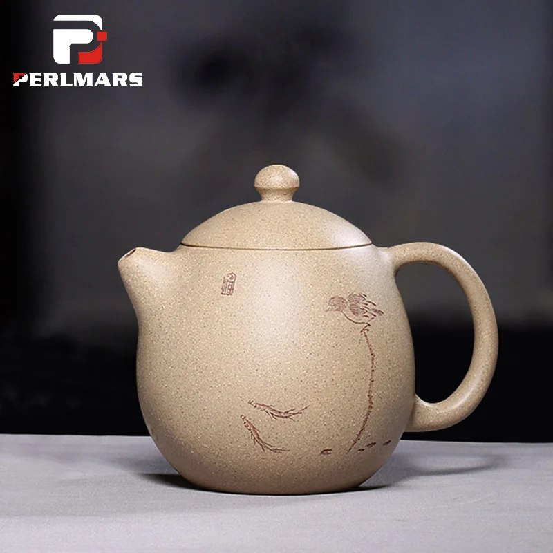 240ml Authentic Yixing Teapot Chinese Health Purple Clay Kung Fu Tea