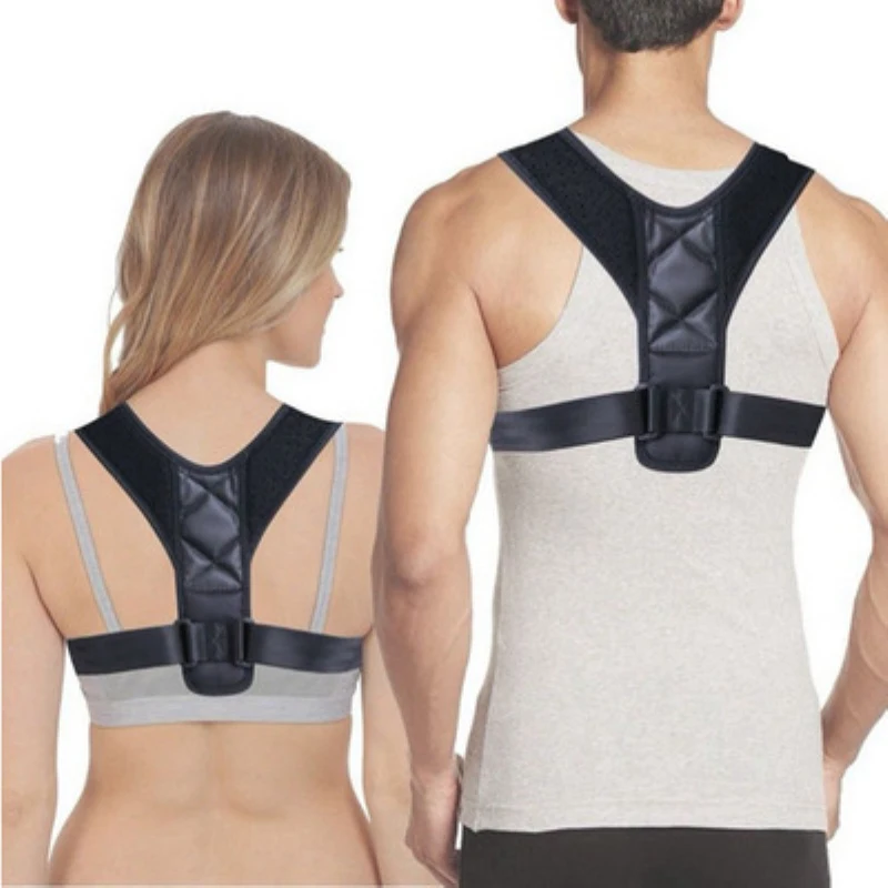 Posture Correction Adjustable Back Posture Corrector Clavicle Spine Back Shoulder Lumbar Brace Support Belt  Prevents Slouching29