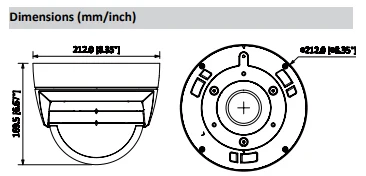 Dahua Panoramic IR Dome Network Camera IPC-PDBW8802-A180 4x2MP Multi-Sensor Smart detection 180 degree PoE IP Camera