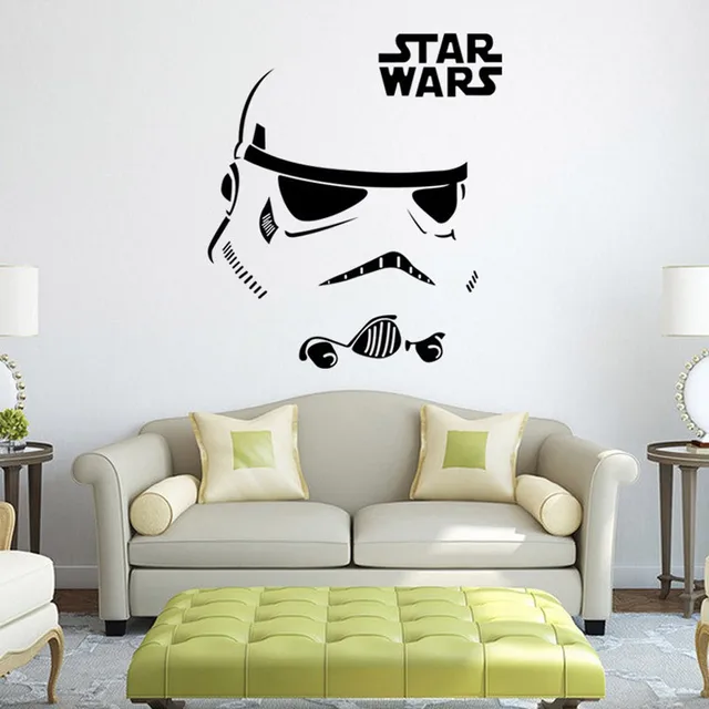 aliexpress : buy new fashion star wars robot wall sticker aliexpress : buy new fashion star wars robot wall sticker