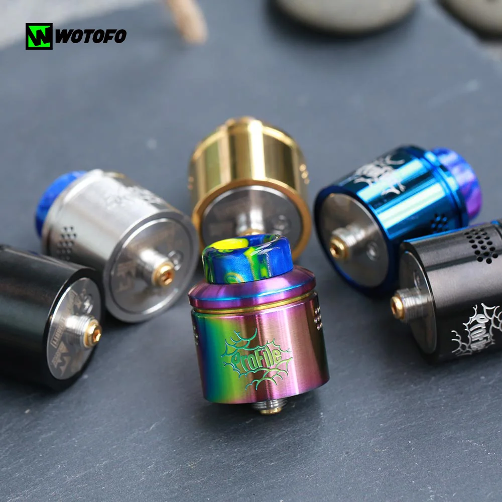 60 Вт Wotofo профиль RDA атомайзер Vape с дополнительной 1 упаковкой хлопок коробка