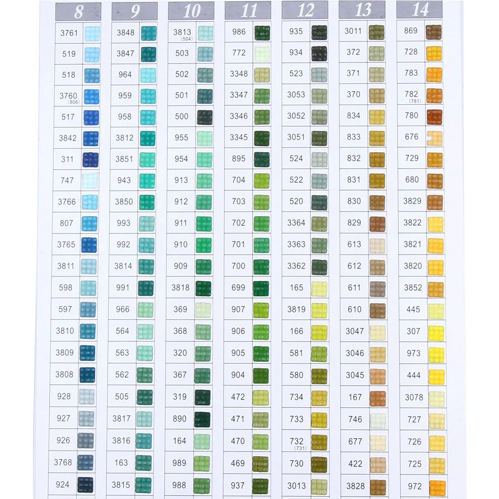 Diamond-Painting-Full-Square-Round-Drills-Beads-Stone-Gem-Accessory-Diamond-Backup-Supplies-447-Colors-for (4)