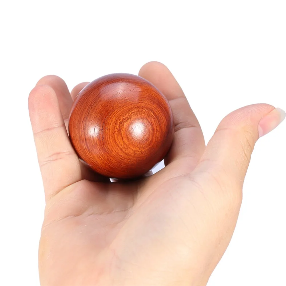 1 шт. 50 мм упражнений для здоровья шарики baoding Плетеный абажур из натурального дерева Палец Массаж от стресса рельеф медитации гандбол Фитнес мяч здравоохранения