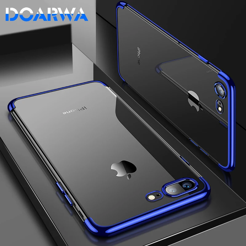 

Silicon Clear Soft Case For iPhone X 10 Xs Max Xr iPhone 7 7 Plus 8 8 Plus iPhone 6S 6 Plus 6S Plus Slim Cell Phone Cover Casing