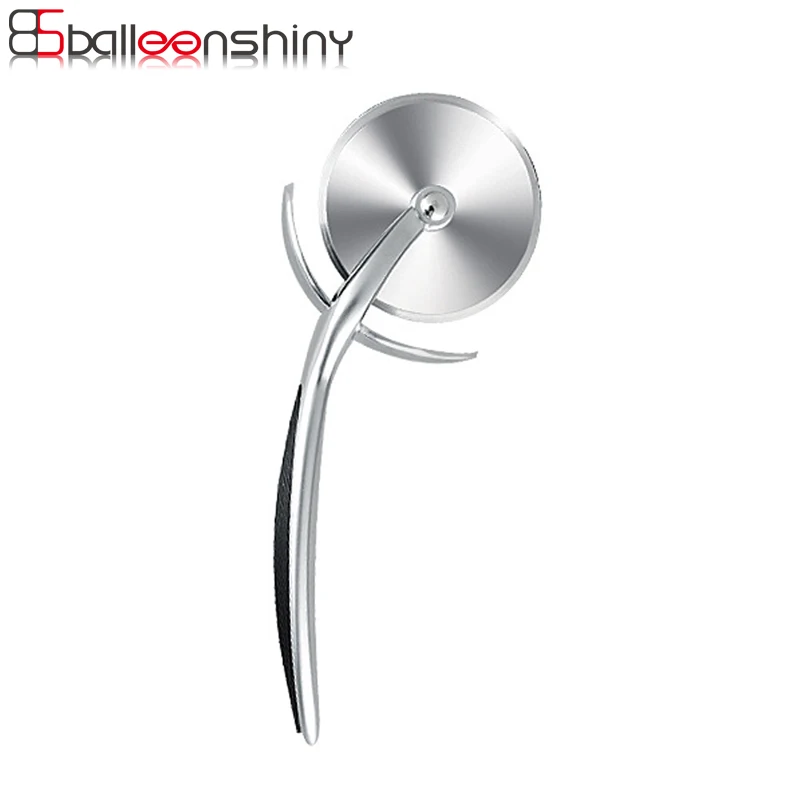 BalleenShiny PizzaWheels Stainless Steel Pizza Cutter Diameter 6.5 CM knife For Cut Pizza Tools Kitchen Accessorie Pizza Tools