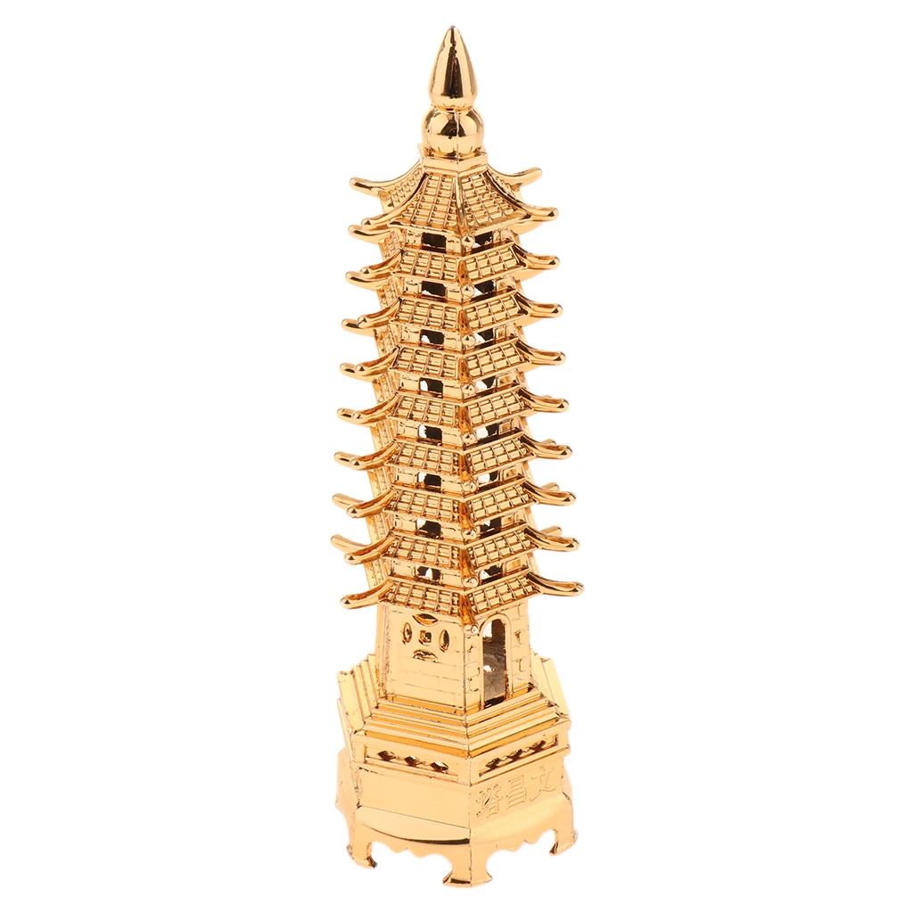 Aquarium Ornament - ORIENTAL TOWER - fish tank decoration pagoda figurines Gift for Students Scholar Attaching