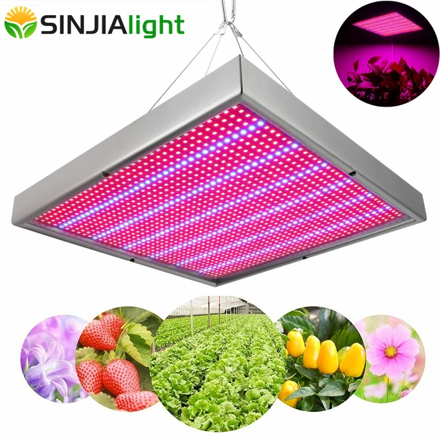 120W LED Grow Panel Plant Light Full Spectrum Phyto Lamp 1365LEDs Red