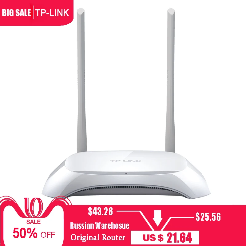 TP-Link Wireless Router 300M Wifi router TL-WR842N 2.4G Wireless router Wifi repeater TP LINK 802.11b Phone APP Routers TP-Link Wireless Router 300M Wifi router TL-WR842N 2.4G Wireless router Wifi repeater TP LINK 802.11b Phone APP Routers