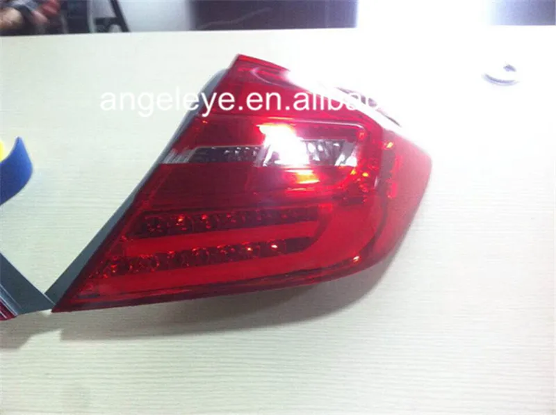 Для Honda 2012 до 2013 года для Civic светодиодные задние красный, белый Цвет lf