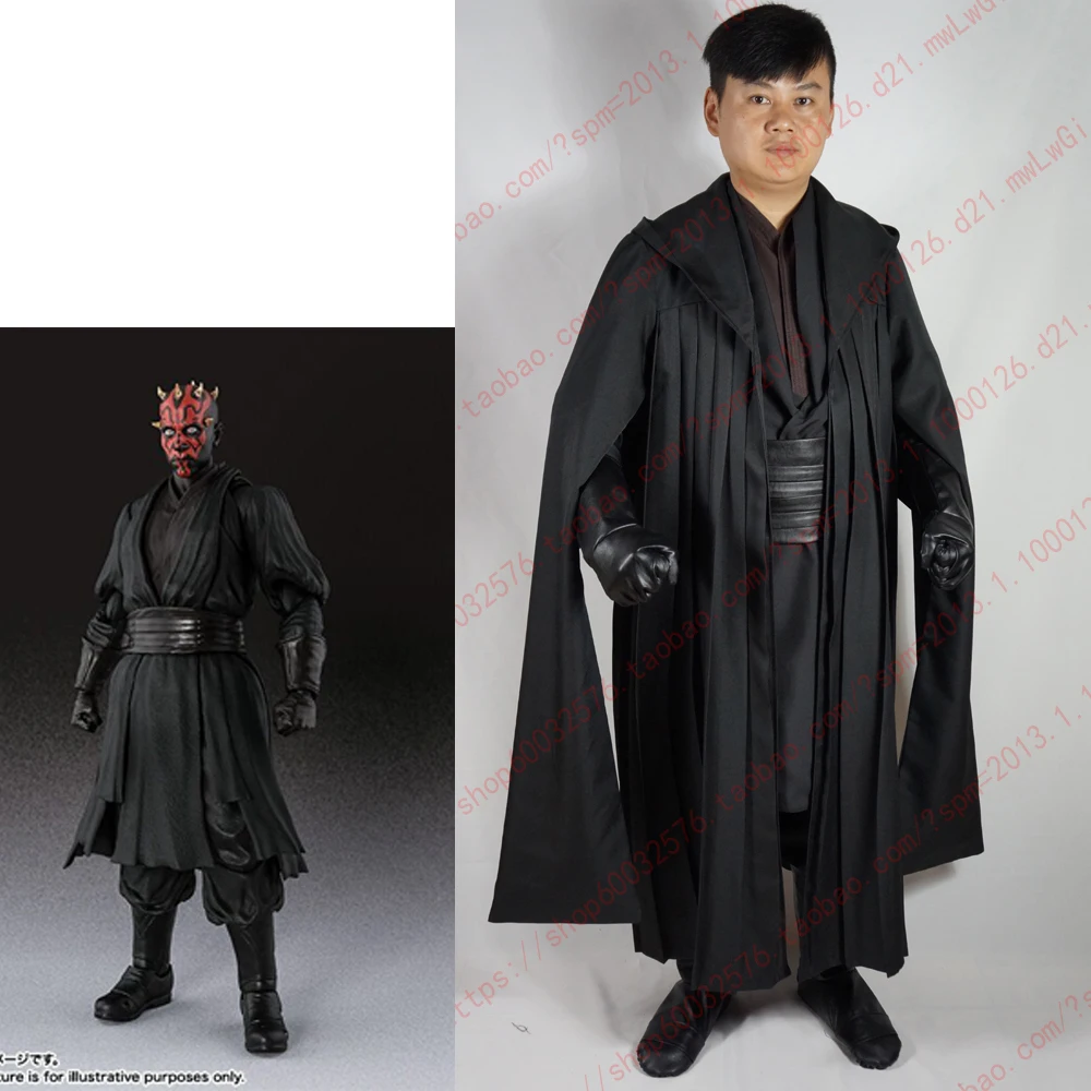 

Star Wars Darth Maul Cosplay Costume Jedi Knight TUNIC custom