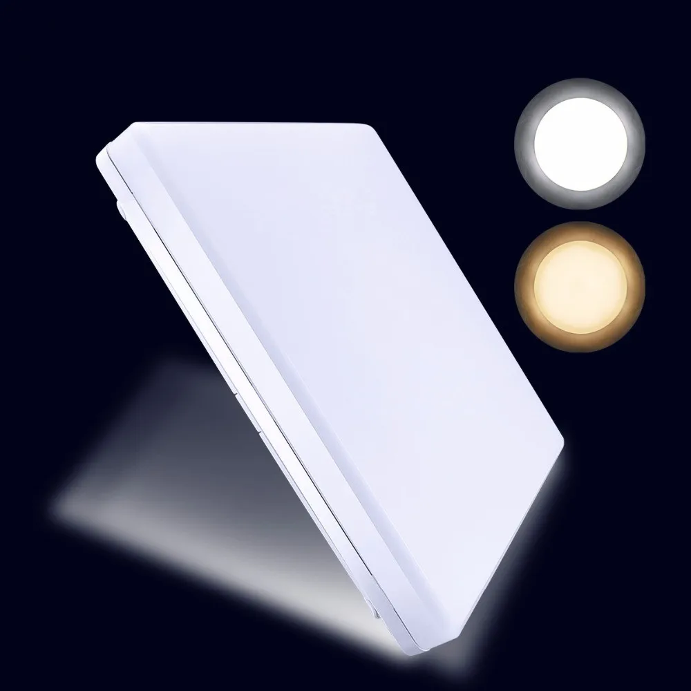 

LED Modern Ceiling Light 15W 25W 220V SMD 2835 High Lumen Flicker-Free LED Panel Lamp Diode Light Bulb For Living Room Lighting