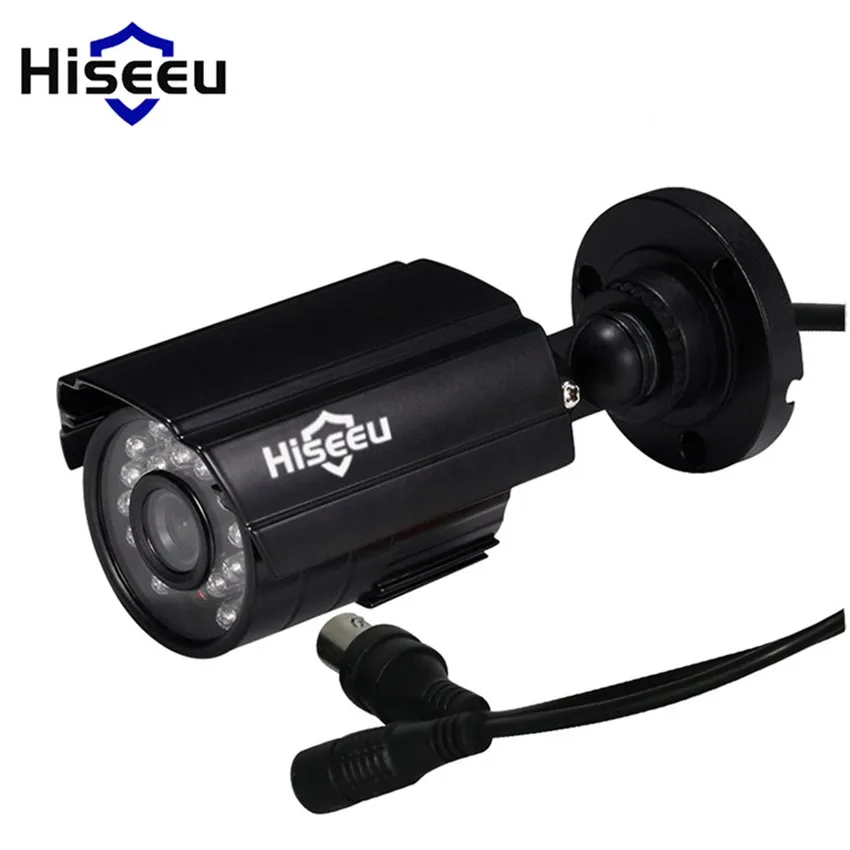 

Hiseeu 1000TVL Day/Night Vision Endoscope Metal Case CCTV Camera Mini IP66 Outdoor Waterproof Bullet Camera For CCYV System