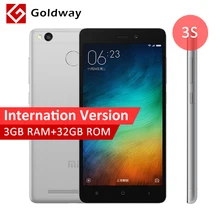 Original Xiaomi Redmi 3S Pro Prime International Version Mobile Phone Snapdragon 430 Octa Core 5" HD 3GB RAM 32GB Fingerprint ID(Hong Kong)