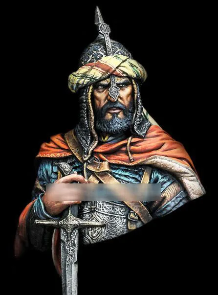 

1/10 Resin Bust Arab Warrior Figures Not Assembled Uncolored