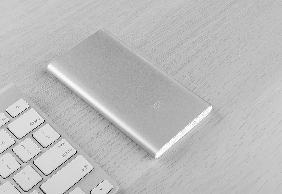 Xiaomi Power Bank 2 5000 мАч PLM10ZM Mi Powerbank 5000 Портативная зарядка Внешняя батарея повербанк