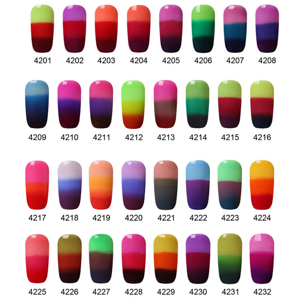 Beau Gel 7ml Varnish Nail Polish Chameleon Temperature Color Beau Gel 7ml Varnish Nail Polish Chameleon Temperature Color Changing Thermal Change Uv Lacquer In From Beauty