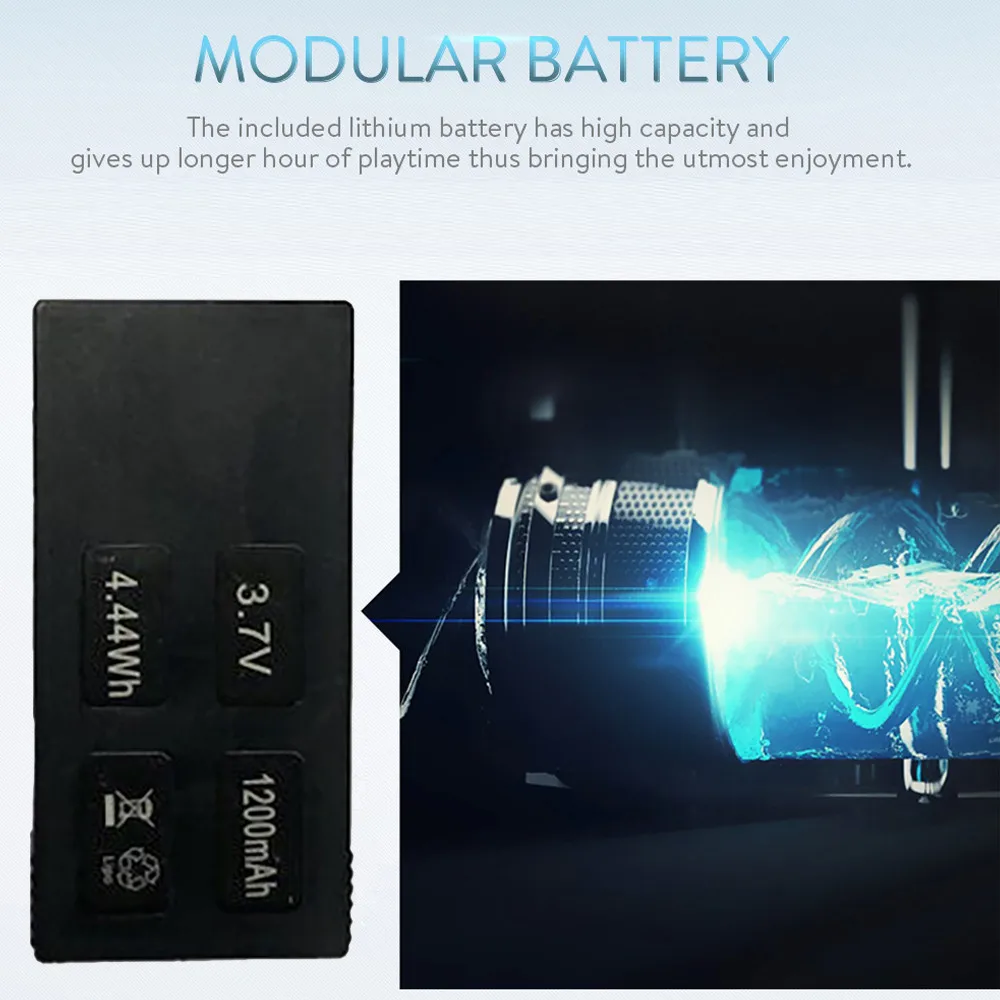 

New arrival 1PC Upgrade Backup Li-po Battery 3.7V 1200mAh For HR SH7 RC Drone Wholesale and Drop Shipping