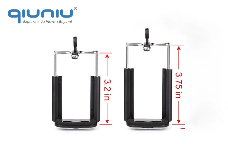 QIUNIU Универсальный держатель для мобильного телефона с зажимом кронштейн адаптер для смартфона Штатив для сотового телефона штатив для камеры монопод