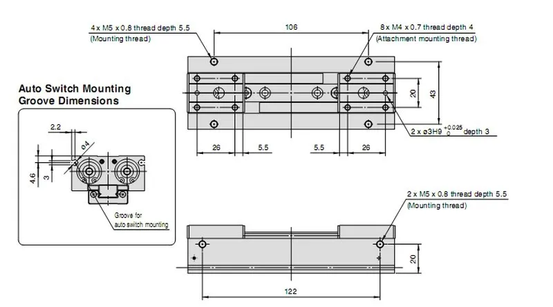 MHF2-16D тонкий газ коготь размер отверстия 16 мм SMC типа с коротким ходом