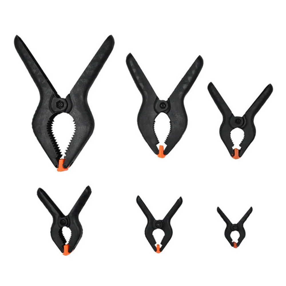 

Woodworking Spring Clip Toggle Clamps 2" 3" 4" 4.5" 6" 9" inch DIY Tools Plastic Nylon Photo Studio Background Clamp Heavy New