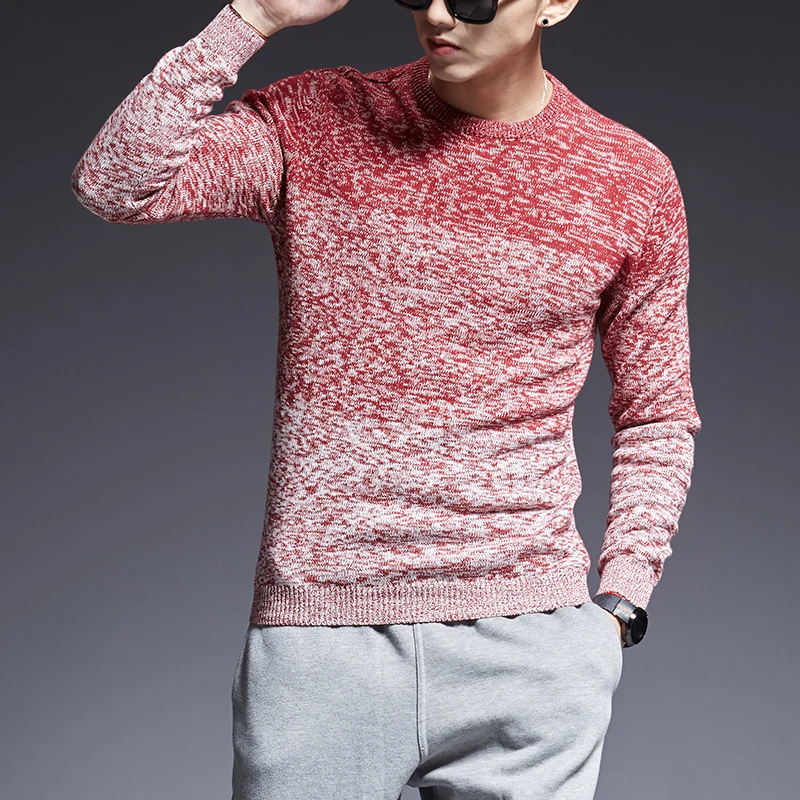 

2020 New Fashion Brand Sweater Mens Pullovers O-Neck Slim Fit Jumpers Knitred Top Grade Winter Korean Style Casual Mens Clothes