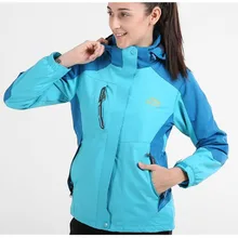 New Brand Winter Women Men 3 in 1 Hiking Jackets Outdoor Waterproof Thermal Two-piece Coats For Travelling Skiing Climbing