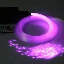 16 Вт волоконно-оптический светодиодный потолочный светильник звезда комплект 5 м(L) 0,75 мм(Dia.)* 200 шт. конец светящийся PMMA кабель+ RGBW драйвер двигателя W/28 контроллеры, кнопки