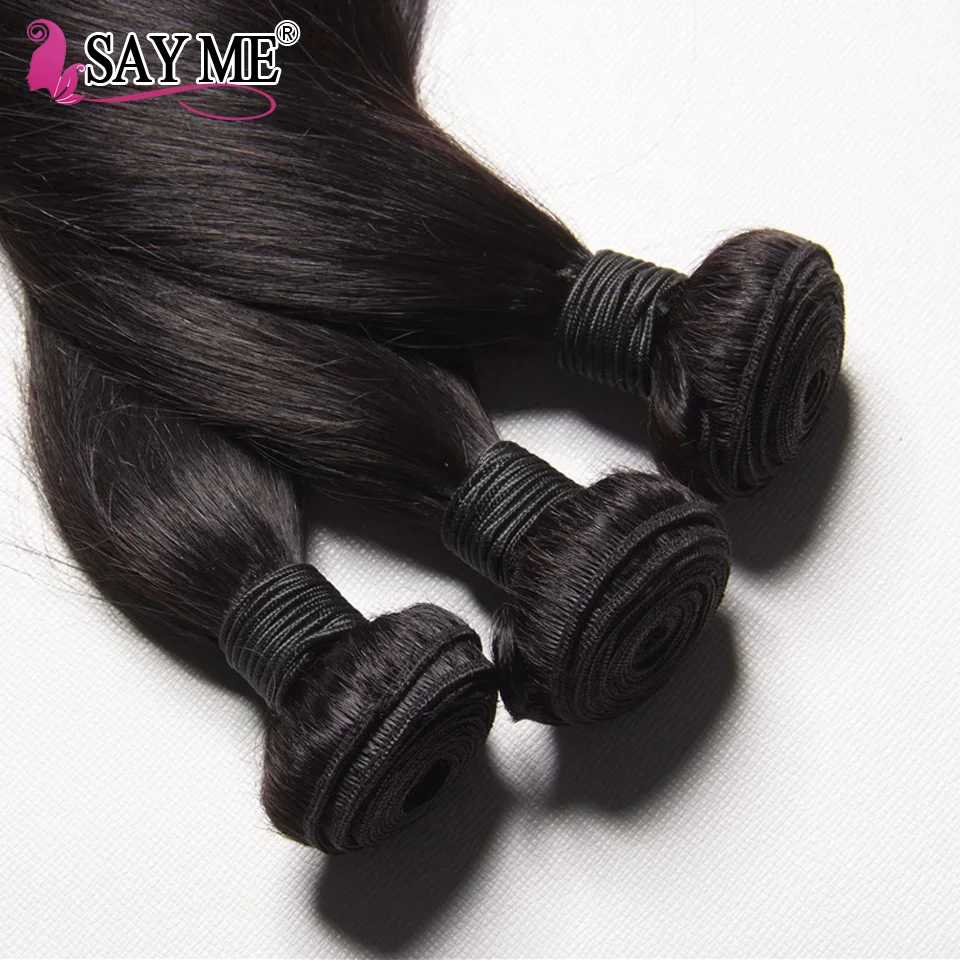 SAY ME Straight Hair Bundles Raw Indian Hair 100% Human Hair Weave Bundles Remy Hair Weave Can Buy 1 / 3 / 4 Bundles Deals SAY ME Straight Hair Bundles Raw Indian Hair 100% Human Hair Weave Bundles Remy Hair Weave Can Buy 1 / 3 / 4 Bundles Deals