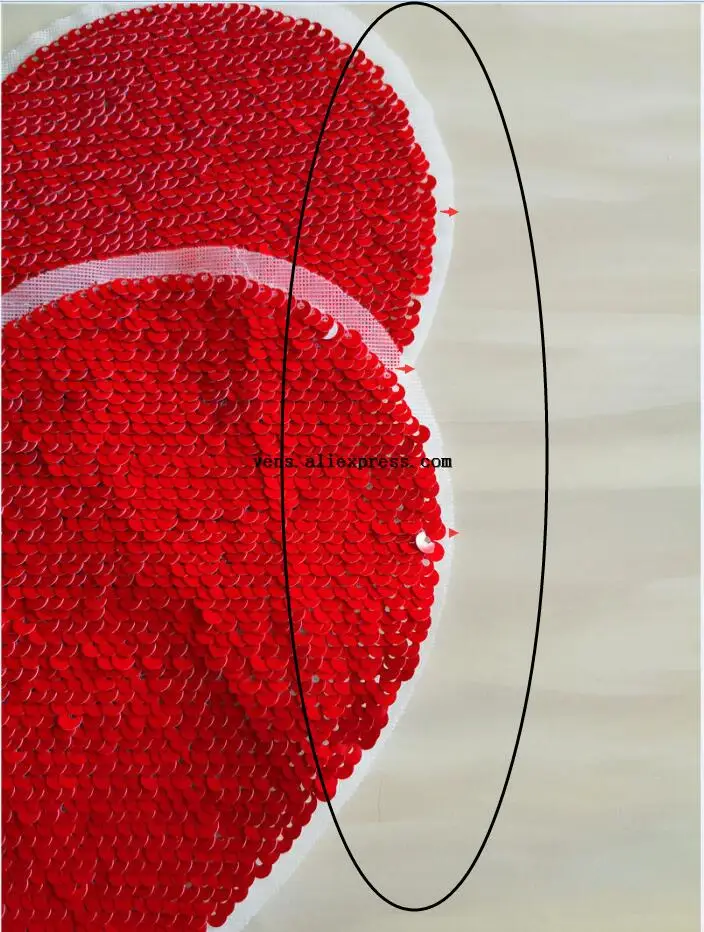 Сублимация Пустые блестки Сердце Красный цвет материал с обратной стороны клей горячей передачи печати на заказ diy расходные материалы 12 шт./лот