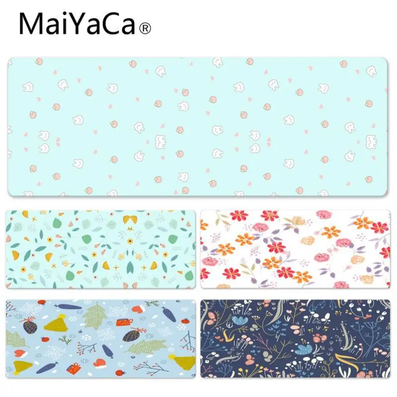 

MaiYaCa Small Fresh DIY Design Pattern Game Lockedge mousepad Thick Comfortable Natural Rubber Keyboard/Mouse Pad