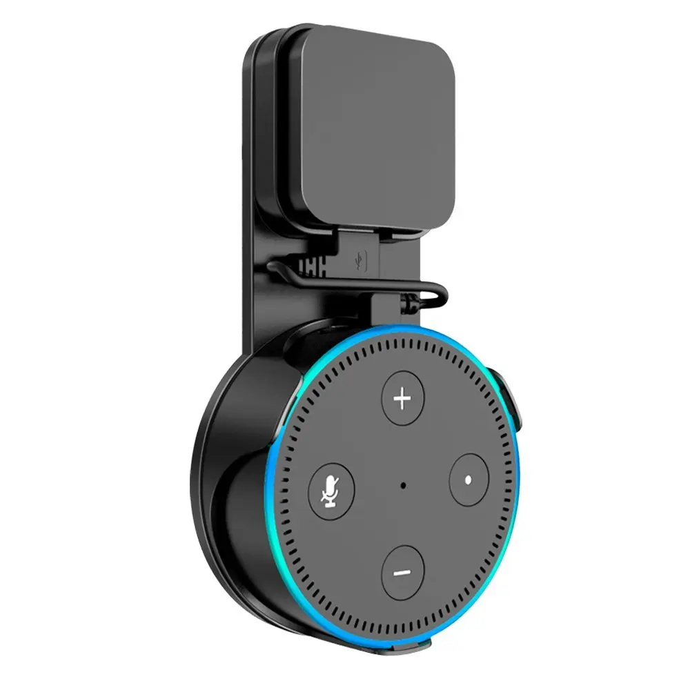 Выход настенное крепление, вешалка держатель стенд Экономия пространства для Amazon Alexa Echo Dot 2nd Generation и Другое круглый голосовых помощников
