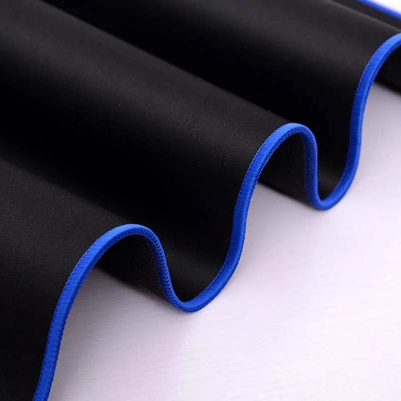 

Solide Large Big Sizes Gaming Mouse Pad Black Mousepad Lock The Edge Laptop Pc Game Gamer Computer Accessory Extended Version