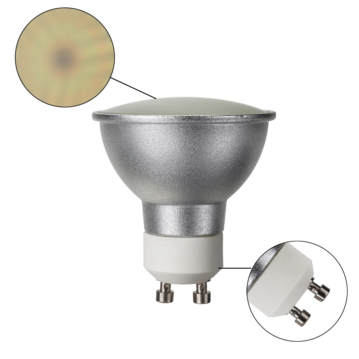 3 Вт MR16 GU10 E27 Светодиодный прожектор точечная лампа 3014 SMD диммируемая Трехцветная