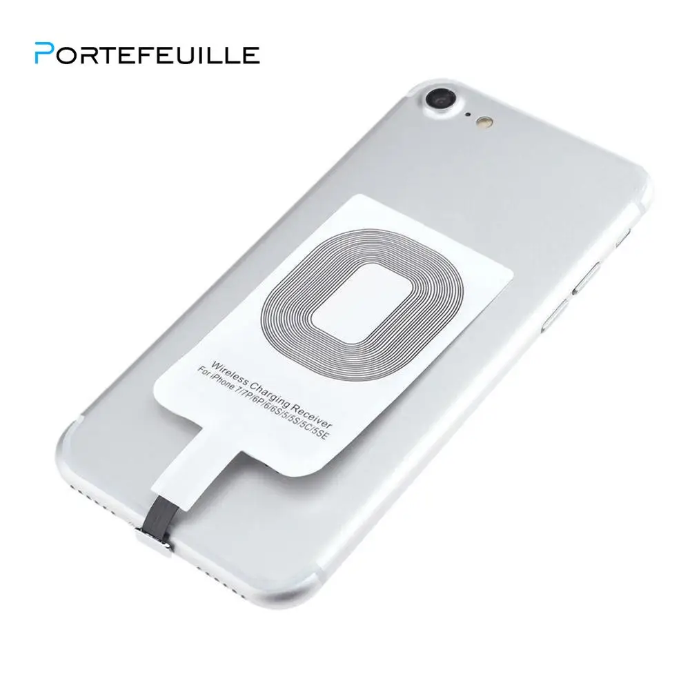 Protefeuille Universal Qi Wireless Charger Receiver For