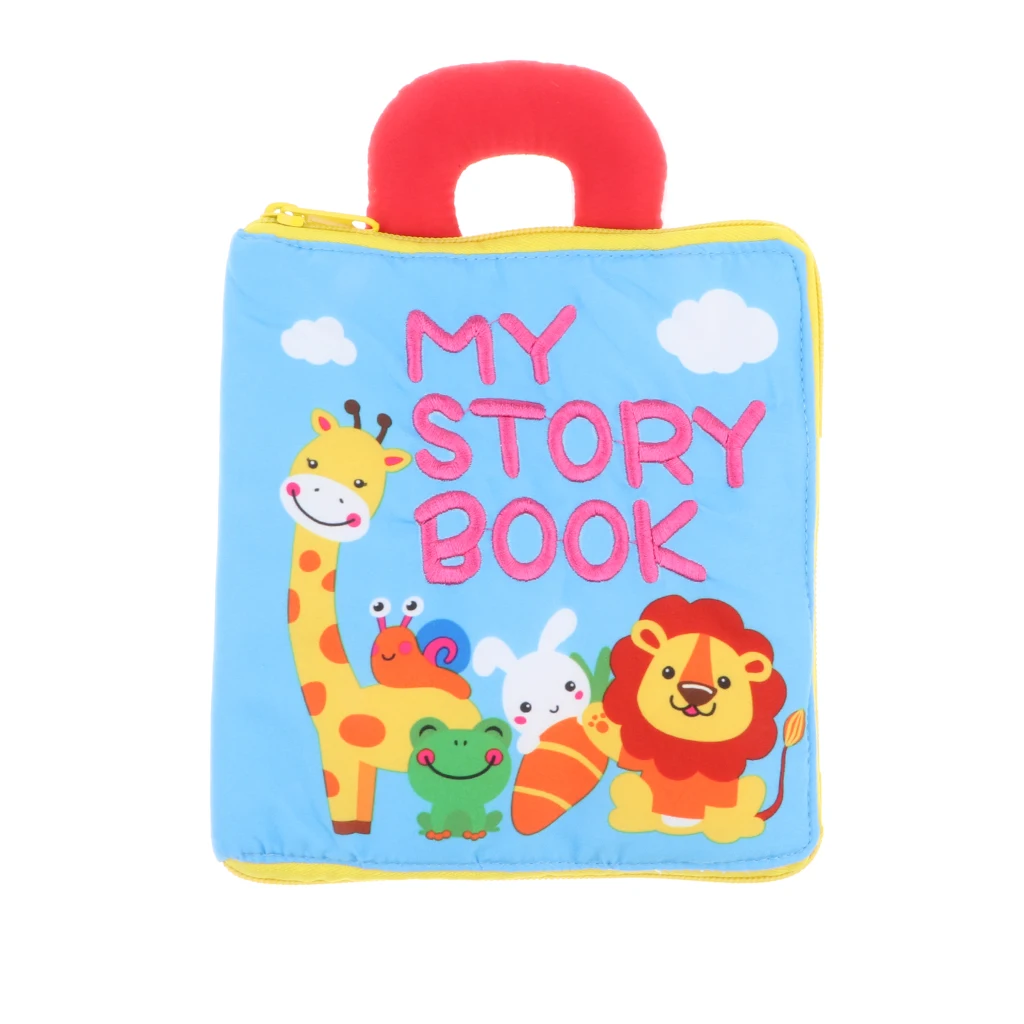3D Cloth Books Baby Montessori Learn to Dress Early Basic Life Skills Toy Teaching Clocks Color Shapes Zip Snap Lace Tie Puzzle