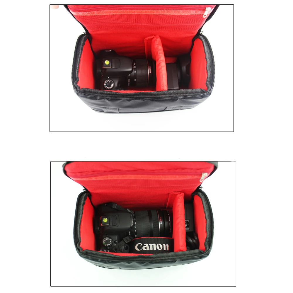 Waterproof Nylon Camera Bag Case for Canon EOS 77D 70D 80D 4000D 2000D 5D Mark IV III 60D 6D 7D Mark II 2 50D 5DS 5DR 60Da