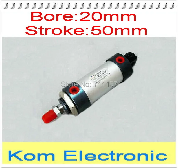 Aluminium Alloy Mini Cylinder MAL 20-50 Bore 20mm Stroke 50mm Pneumatic Air 20*50 MM 1/8&quot Port | Обустройство дома