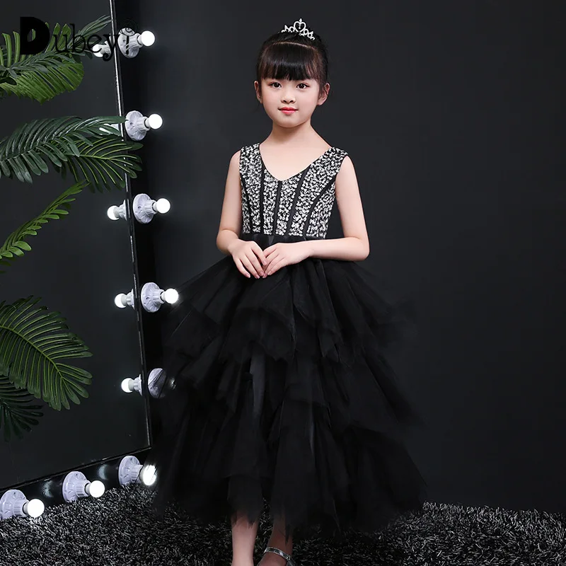 

New Summer Sequins Long Evening Prom Gowns Dress Elegant Princess Dress for Party Teenager Girl Long Frocks