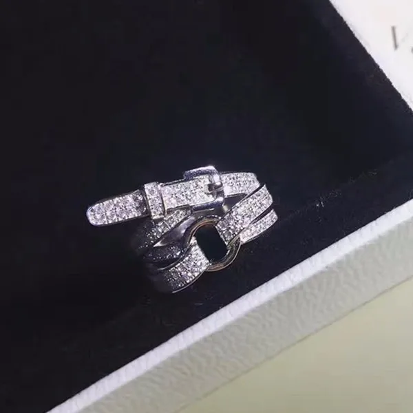 Дизайнерское модное 925 пробы Серебряное ювелирное изделие 3а вечерние кольца с кубическим цирконием