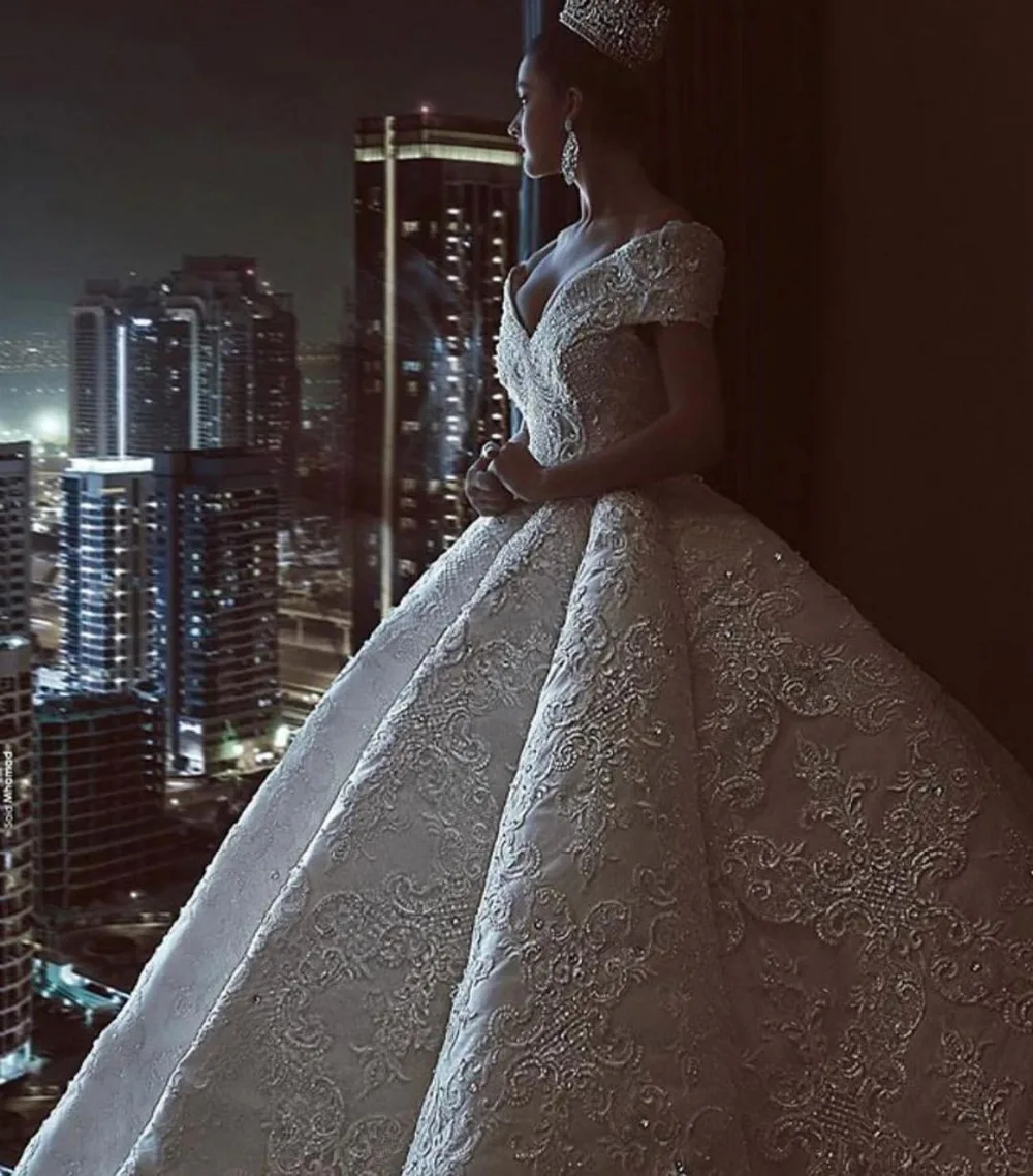 Eslieb Высокое качество на заказ бальное свадебное платье