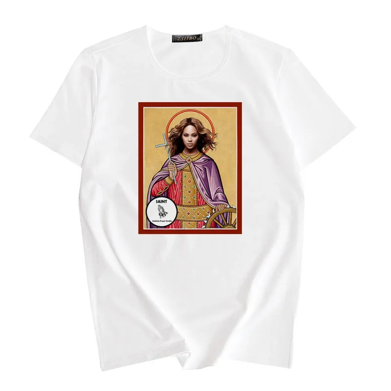 Фредди Меркурий фантастика св. Мия св. Джулс футболка католическая женская одежда целлюлоза Женская Повседневная Harajuku женская футболка - Цвет: 6