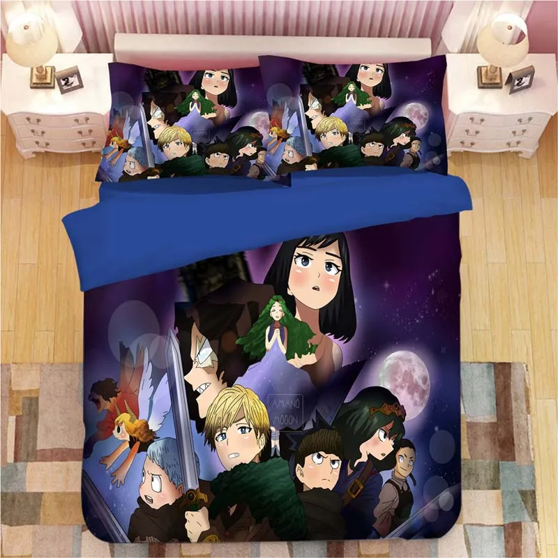 Набор постельного белья с изображением героев мультфильма «Мой герой», пододеяльник, наволочки, аниме, один для всех постельных принадлежностей, льняное постельное белье - Цвет: 14