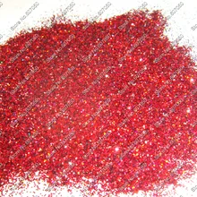 1/6"(0,4 мм) 015 дюймов Голографический лазерный винно-красный цвет блеск для ногтей Пыль порошок для ногтей искусство DIY украшения и блестки для рукоделия