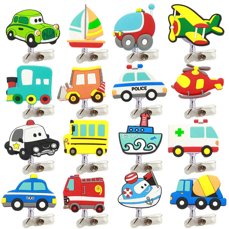 

2019 Lovely cartoon child student nurse retractable reel Badge Holder lovely Kids Reels