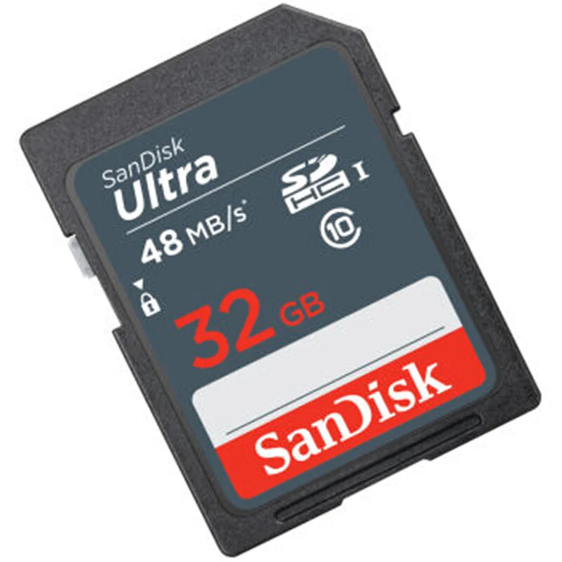 Карта памяти SanDisk 32 Гб 16 Гб Class10 64 Гб SDHC SDXC UHS-I Full HD видео 1080 P 48 МБ/с./с. Ультра SDUNB дропшиппинг SD для камера DLSR