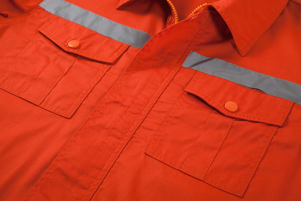 Мастерская носить одежду с Resflectors Лето с длинным рукавом инженерных Униформа лоскутное безопасности охраны труда куртка брюки