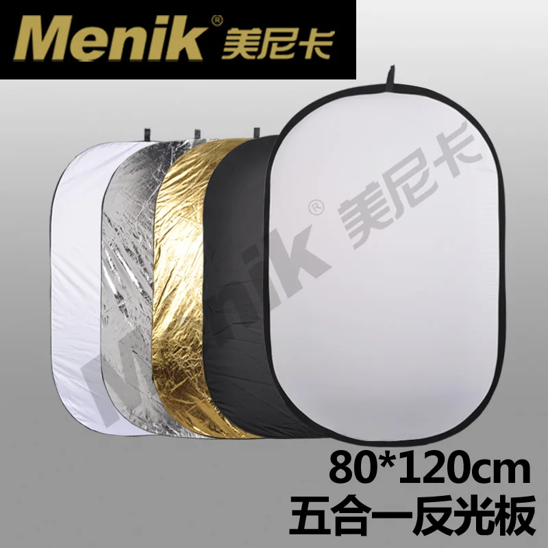 

Adearstudio 80 120cm 5in1 oval shape reflector folding portable reflector 80*120cm no00dc