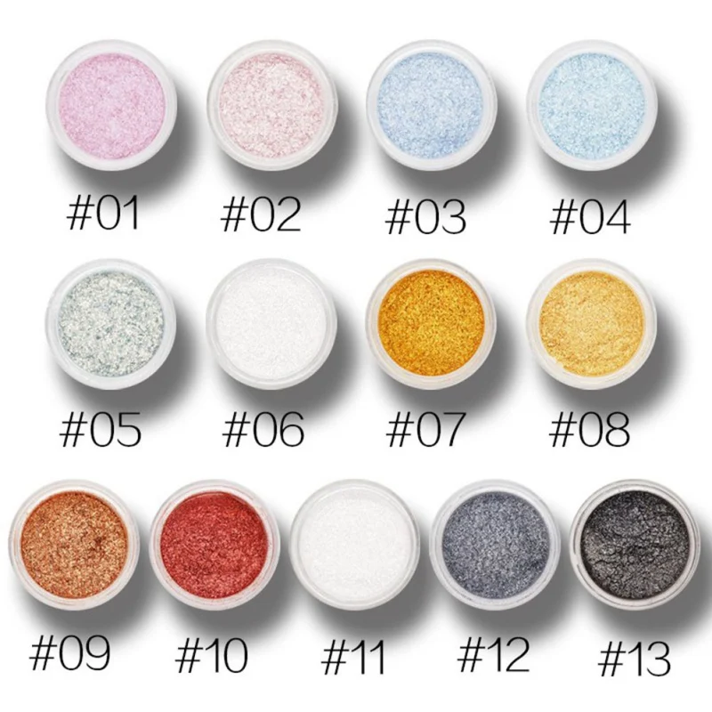 Diamond Shimmer Eye Shadow Powder Waterproof Smudge-Proof Shine Luminous Eyeshadow |