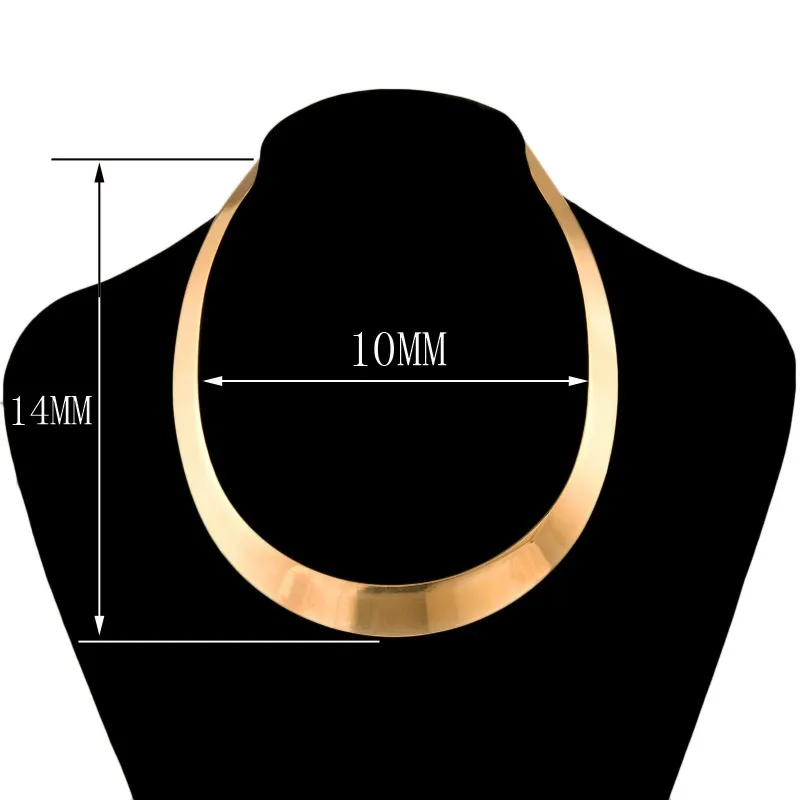 Ожерелья-чокер Torques модное ювелирное изделие воротник 316L нержавеющая сталь женские Чокер ожерелья оптом